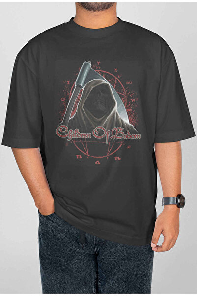 buzagi tasarım ürünleri Children of Bodom Digital Print Oversize Unisex T-Shirt