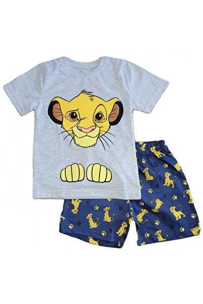 LİON KİNGS Καλοκαιρινές πυτζάμες με κοντά μανίκια, βαμβακερές, Ο Βασιλιάς των...