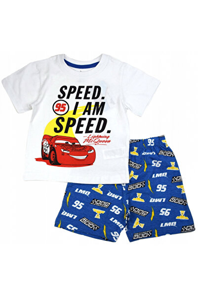CARS Καλοκαιρινές πυτζάμες με κοντά μανίκια, βαμβακερές, Speed 95