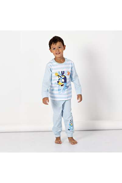 bluey Pijama din bumbac, 2 piese, cu mânecă lungă.