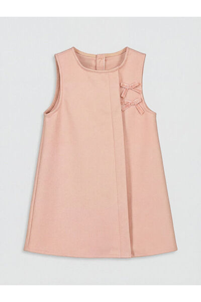 LC Waikiki Zero Roba Collar Bow Detailed Girls' Dress from Uzg Store for Styl...