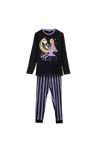Nightmare Before Christmas Cotton long-sleeve pajamas, women's,