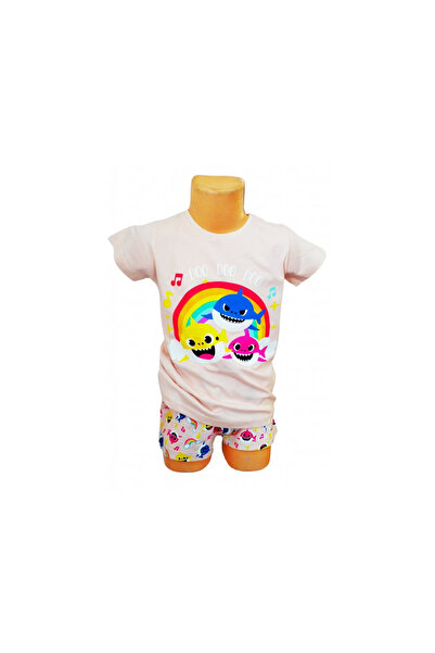 Baby Shark Πιτζάμες κοριτσιών, κοντομάνικες