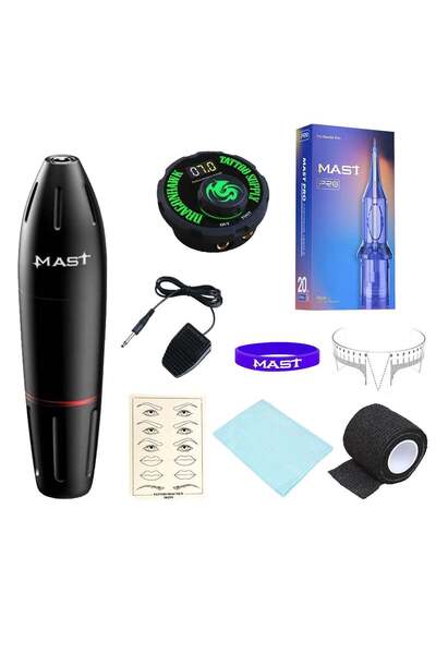 MASTPRO WQ102 Kalıcı Makyaj Cihaz Seti Kablolu DragonHawk Adaptör Power Suppl...