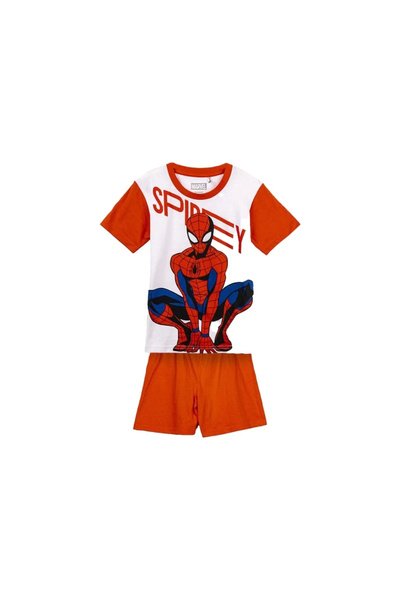 SPIDERMAN Καλοκαιρινές πυτζάμες, κοντομάνικες, βαμβακερές, Σπάιντι