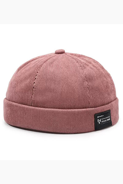 Giraffe Sipersiz Kep Docker Katlamalı Şapka Cap Unisex Erkek/Kadın (Arkası Ay...