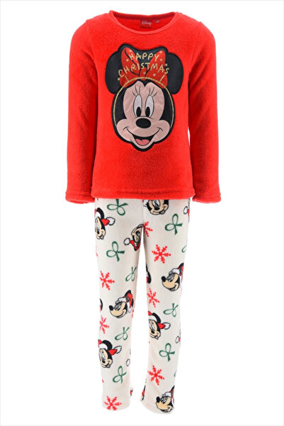 Minnie Mouse Χαρούμενες Μακρυμάνικες Φλις Πιτζάμες Disney