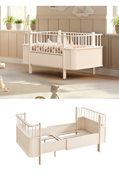 miracool Riva Büyüyen Karyola / Komple Mdf - Lake / Krem