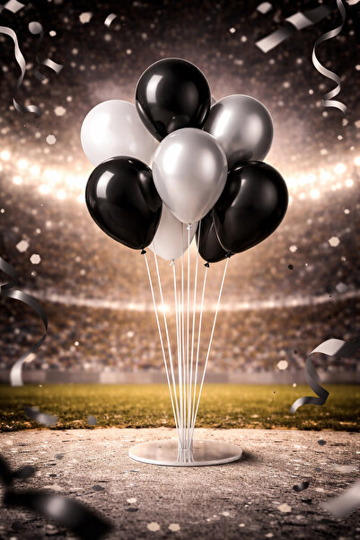 hediyehobihersey Football Fan Balloon and Stand Set