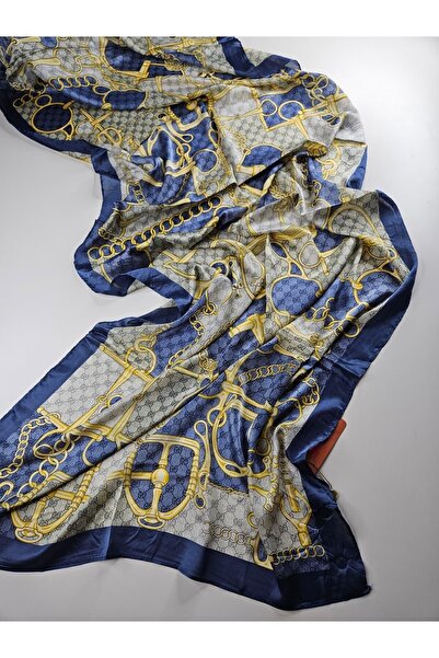 Shiva Scarfs Μοτίβο αλυσίδας, Βουάλ, Μεταξωτό σάλι, Αξεσουάρ, Μαντήλι, Μεταξω...