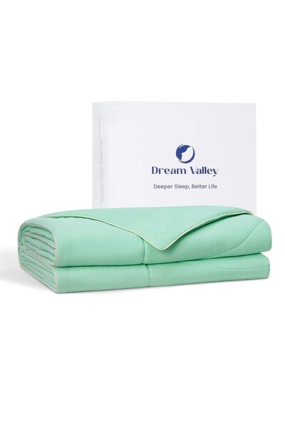 OEM Cooling Effect Blanket, Soft, for All Seasons, Green, 269×228 cm