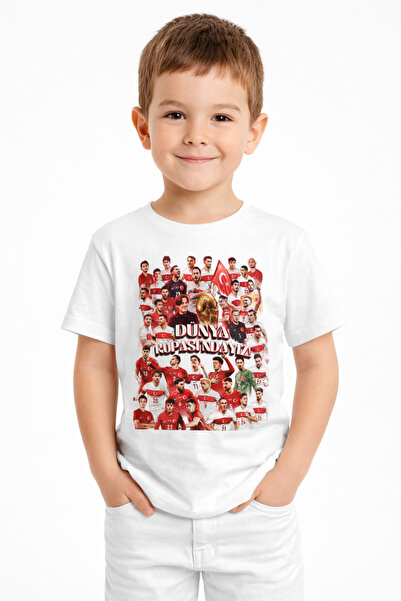 Efendioğlu Design ΚΟΝΤΟΜΑΝΙΚΟ ΠΑΙΔΙΚΟ μπλουζάκι από βαμβάκι με στάμπα της Εθν...