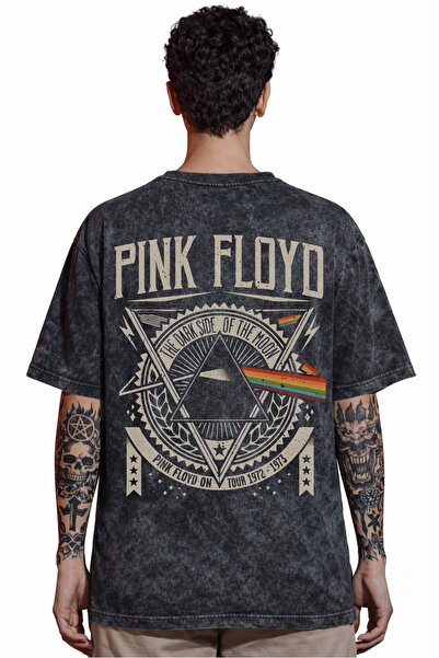 SEVBANO Σχεδιασμός Pink Floyd Music Group με στάμπα στην πλάτη, Unisex Oversi...