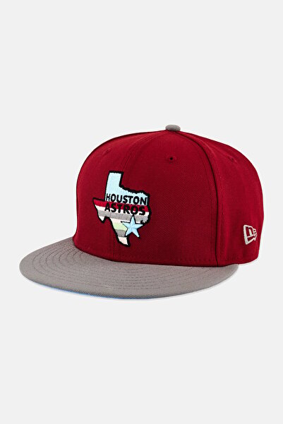 NEW ERA x MLB Men Houston Astros Fitted Cap, Red