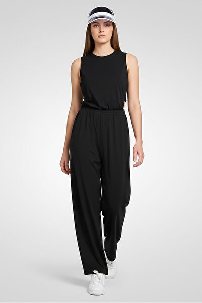 Nike Women Sportswear FIt Sleeveless Outdoor Jumpsuits, Black