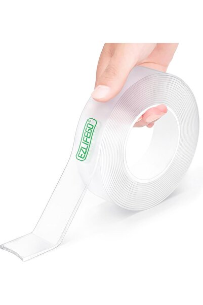 EZlifego Heavy Duty Double Sided Adhesive - Removable Multipurpose Tape, Stro...