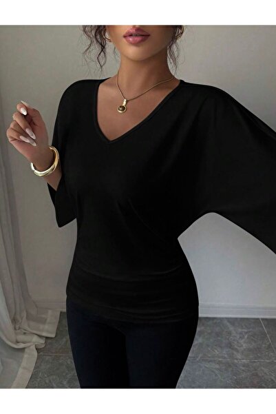 Lucky Line TIFANNY Γυναικεία μπλούζα με λαιμόκοψη V από Lycra και βισκόζη, κο...