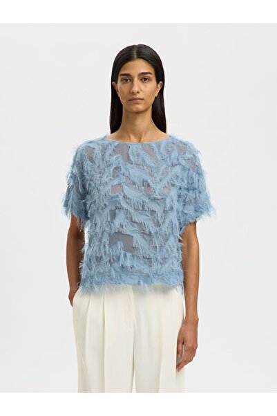 SELECTED Top s U-výstřihem