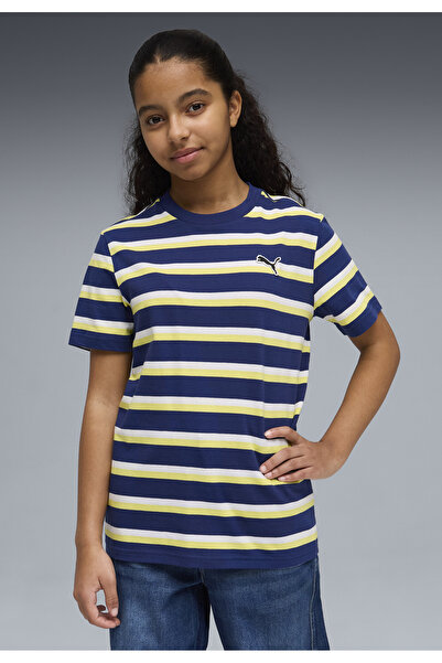 Puma Essentials Ριγέ Μπλουζάκι