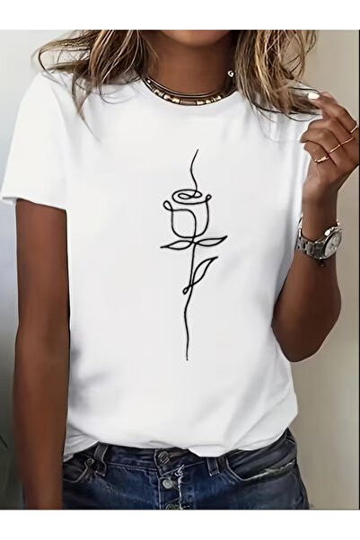 NOURAM Women's Oversized Short-Sleeve T-Shirt - Loose Fit Round Neck Blouse, ...