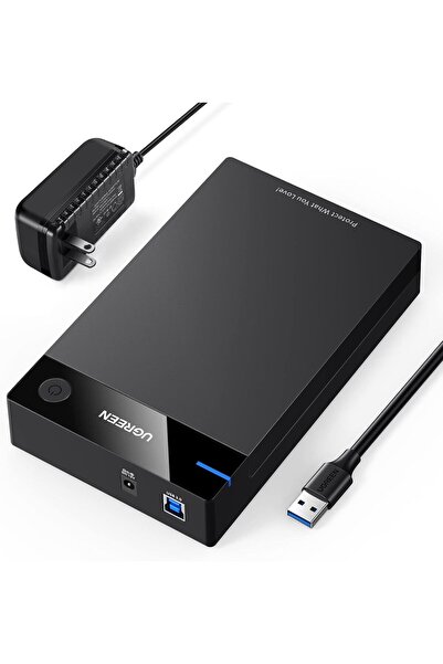 Ugreen External Hard Drive Enclosure for 3.5 2.5 Inch SATA SSD HDD USB 3.0 to...