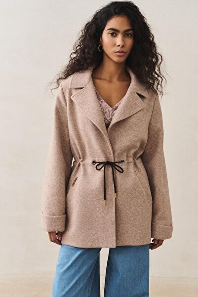 Blue Shadow Karen Beige Women's Jacket 38