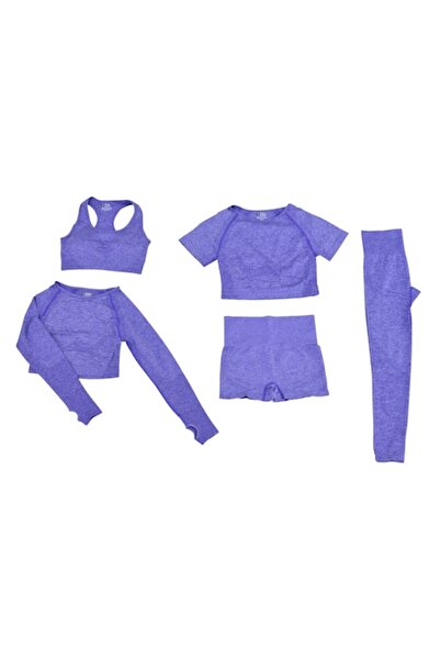 OEM Σετ Γυμναστικής 5 Τεμαχίων Μωβ S