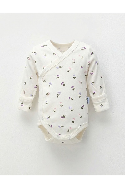 MiniKids Μπόντι ML, Πολύχρωμο, λευκό-μοβ