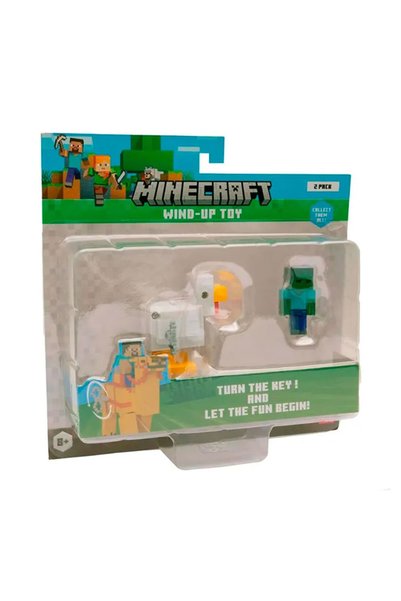 MINECRAFT 3D Kurma Mekanizmalı Figürler 2'li Paket Model 5 PMI/MC1014