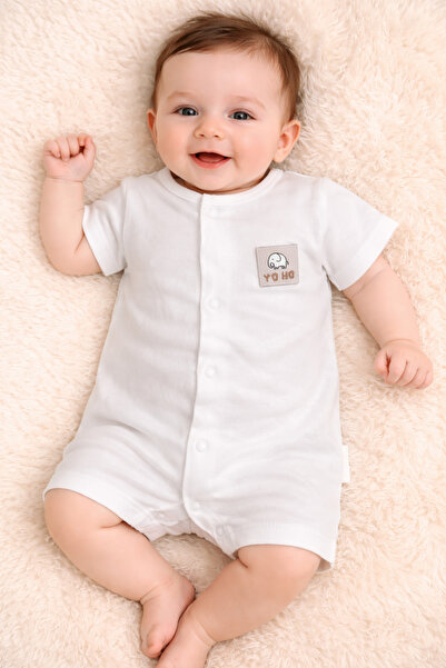 Necix's Baby Boy Summer Cotton Combed Cotton Fabric Jumpsuit 0-6 Months 5485 ...