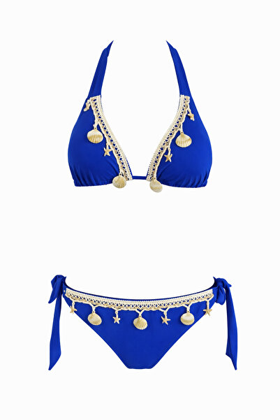 SAILOR moda Set bikini cu accesorii stea de mare triunghiulară