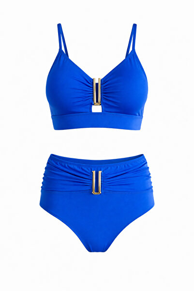 SAILOR moda Σετ μπικίνι με αξεσουάρ U στην ψηλή μέση