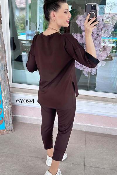 İnce Topuk Bisiklet Yaka Kristal 2 İplik Takım 6y094