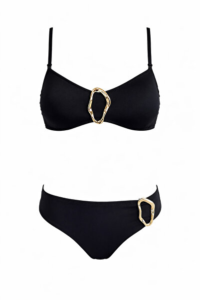 SAILOR moda Σετ γυναικείο μπικίνι χωρίς τιράντες με οβάλ αξεσουάρ