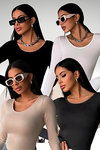 Bipantolon ΓΥΝΑΙΚΕΙΑ ΜΠΛΟΥΖΑ 4 ΤΕΜΑΧΙΩΝ ΜΑΥΡΗ ΛΕΥΚΗ ΚΡΕΜΑΣΤΗ ΑΝΘΡΑΚΙΤΗ ΠΡΙΓΚΙ...