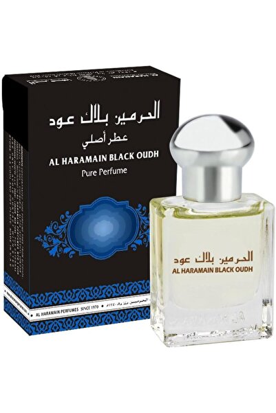 Al Haramain Black Oudh 15ml Non-Alcoholic Pure Perfume Oil | Long Lasting Uni...