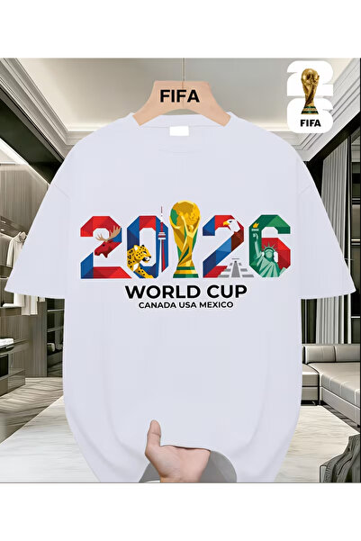 LİNA06 FIFA World Cup Soccer. Brightly Patterned T-Shirts from The USA, Canad...