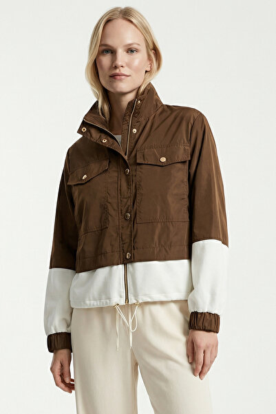 Allyco Яке с висока яка и джобове, стандартен модел