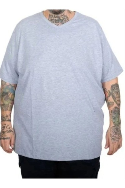 cusseli Μπλουζάκι μεγάλου μεγέθους με λαιμόκοψη V από Lycra 20150 Grimelange