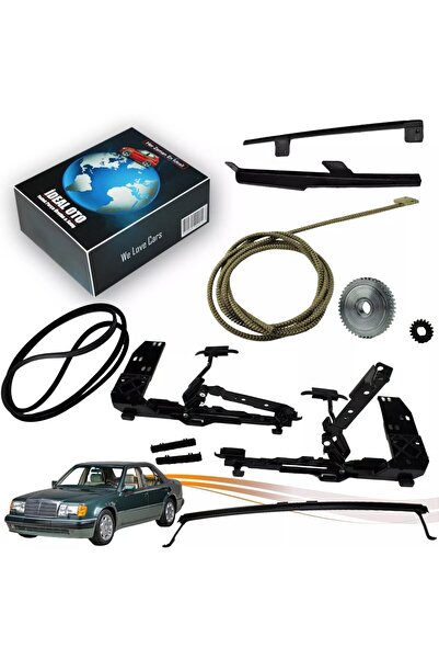İDEAL OTOMOTİV Mercedes E W124 1984-1993 Sunroof Su Oluğu, Rüzgar Deflektör K...