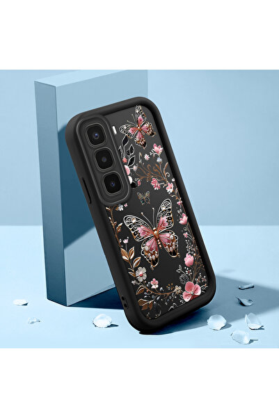 Hontinga Tecno Spark 40 Pro Plus Uyumlu Kılıfı İnce Yumuşak Silikon Telefon K...