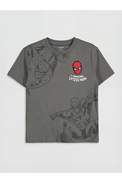 LC Waikiki تي شيرت LCW Kids Spider-Man مطرز للأولاد