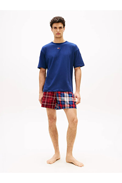 Tommy Hilfiger Erkek SS WOVEN SHORT PRINT SET UM0UM03832-TH0WL