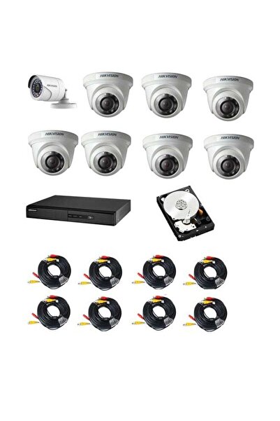 Hikvision Hikvision Cctv Camera Kit 7 Indoor Cameras 1 Outdoor Camera
