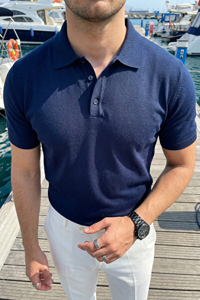 Livio Ferri Ανδρικό μπλουζάκι Surin Premium από βαμβακερό πλεκτό ύφασμα με λα...