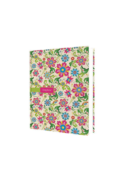 DEFFTER Daphne Spring 16.5x23,5 Sert Kapak Çizgisiz Defter 64599-2