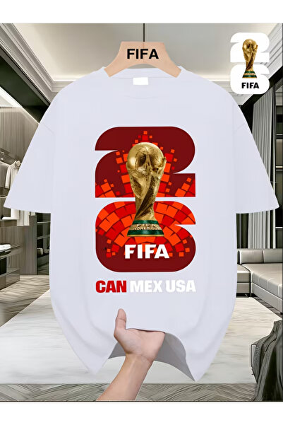 LİNA06 Football Canada-themed Brightly Patterned T-shirt, a Versatile and Tre...