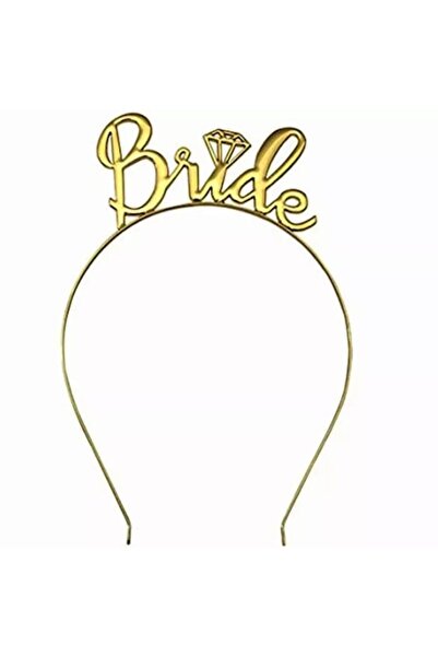 Shop Carnaval Express Diademă de mireasă cu diamant, aurie