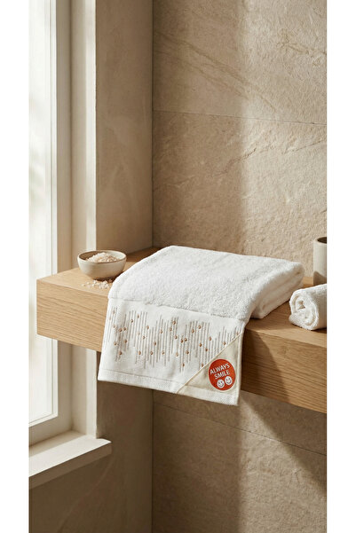 NIATEKS HOUSE Bath Towel Khaki Set of 2 70X140 Cm. 50X90 Cm.