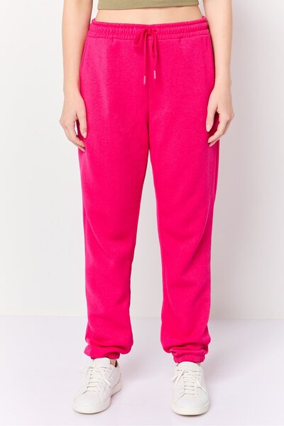 Don't Call Me Jennyfer Women Regular Fit Drawstring Plain Sweatpants, Pink